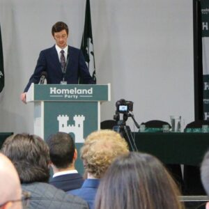 Steve Laws speaks at Homeland conference