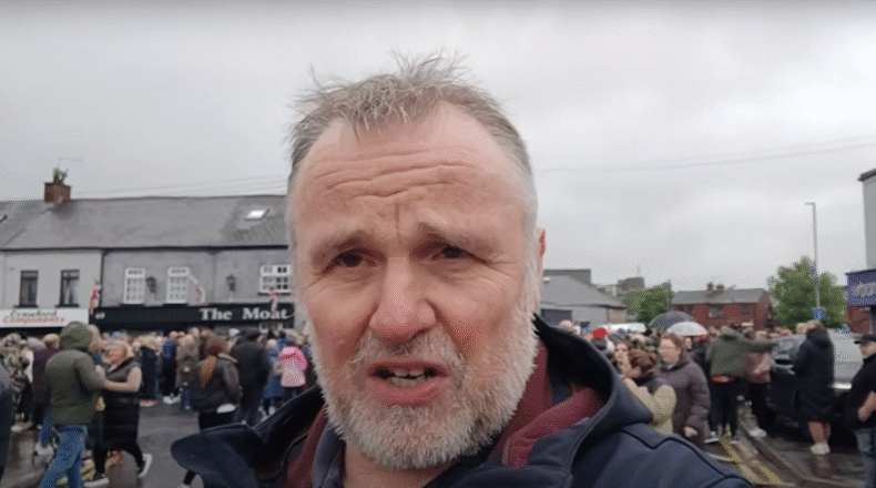 Richard Inman livestreams from Ballymena