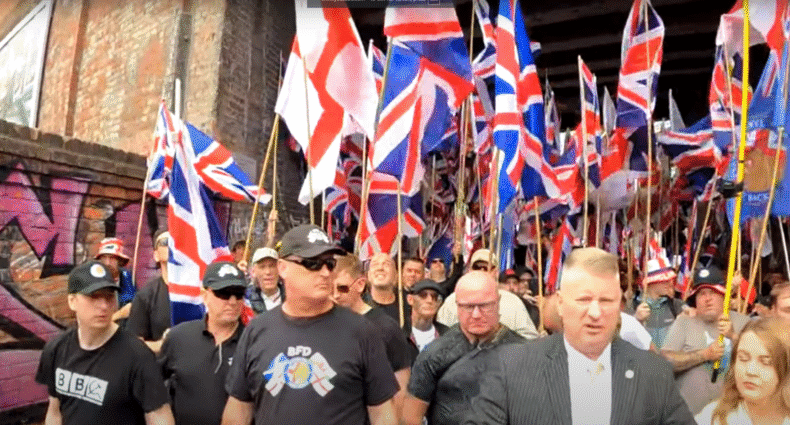 Nij Murfin with Britain First