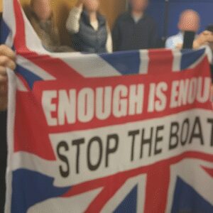 Demonstrators at Swale Council meeting 10 Dec 2025