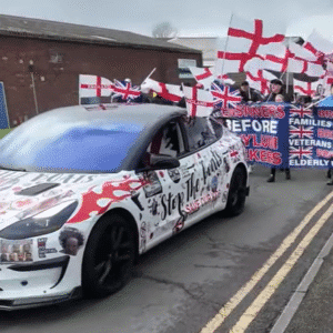 Shaun Chaney Napier demonstration 5 Dec 2025