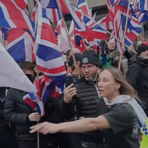Manchester anti Britain First 21 Feb 2026