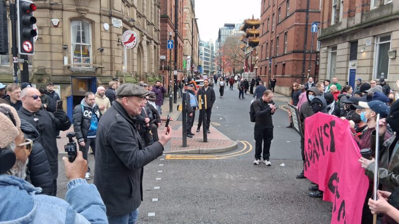 Manchester anti Britain First 21 Feb 2026  Paul Anderson