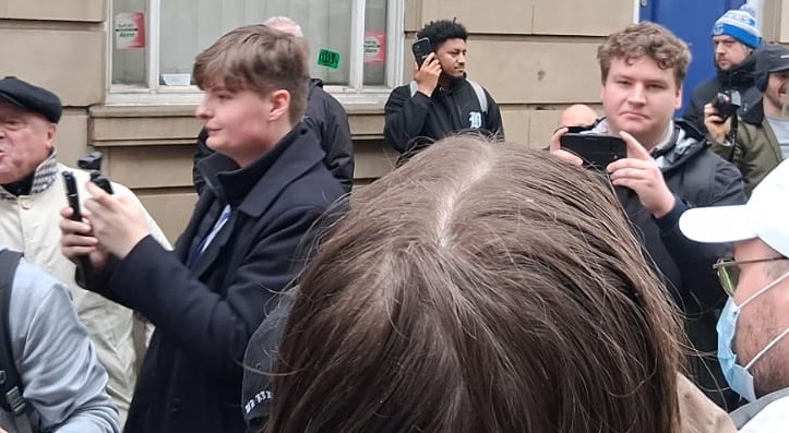 Young Bob Manchester anti Britain First 21 Feb 2026  Young Bob