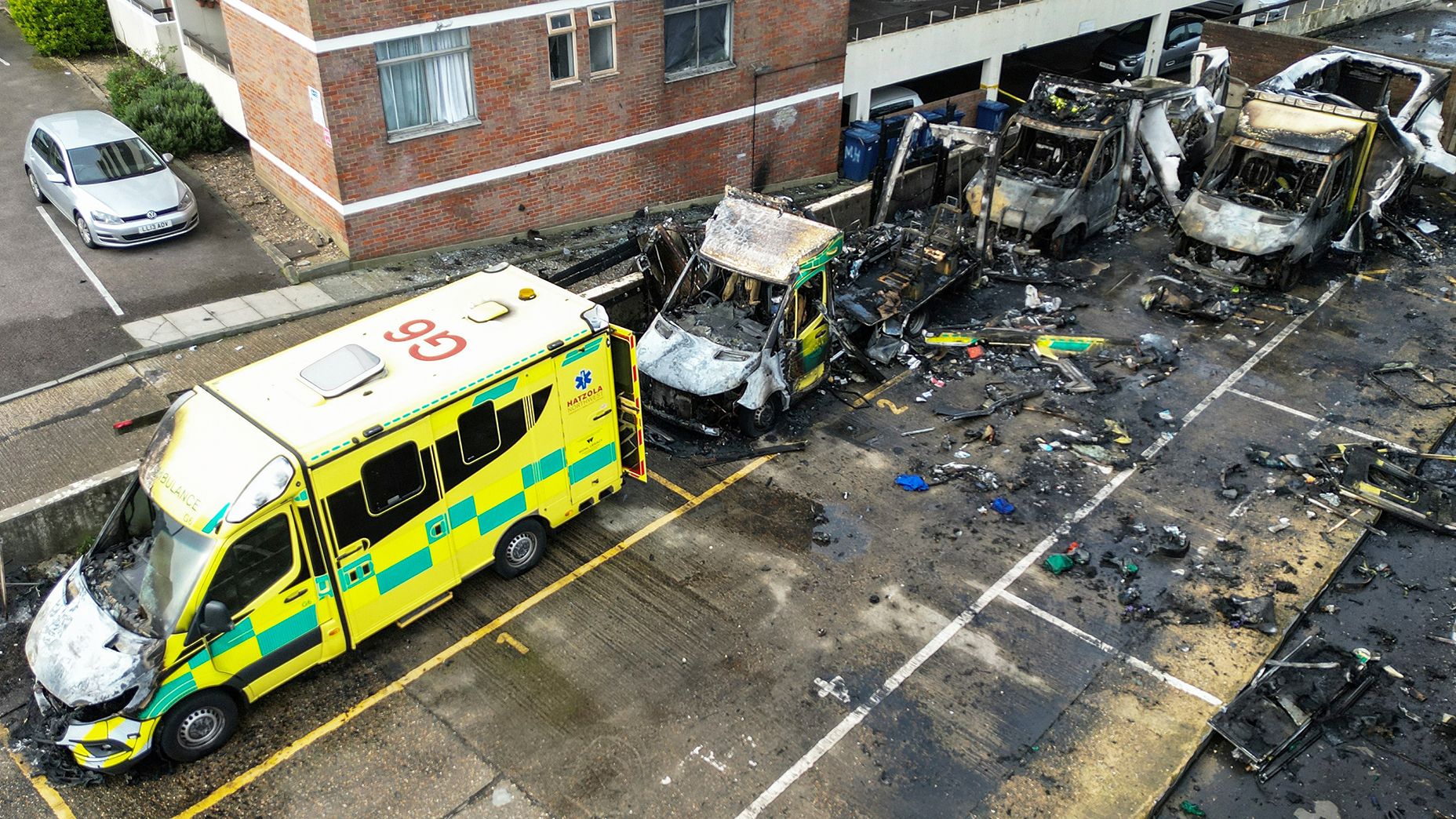 Ambulance fire bombing ignites far-right antisemitism